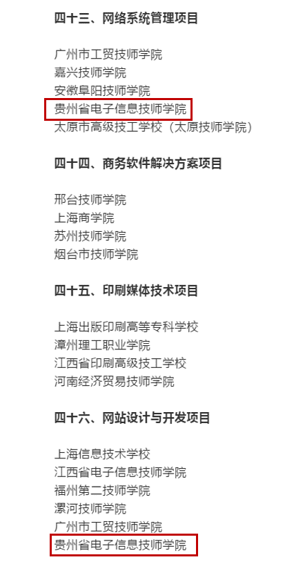 喜訊| 我院被第46屆世界技能大賽中國組委會確定為網(wǎng)絡(luò)系統(tǒng)管理、網(wǎng)站設(shè)計(jì)與開發(fā)兩個(gè)項(xiàng)目中國集訓(xùn)基地
